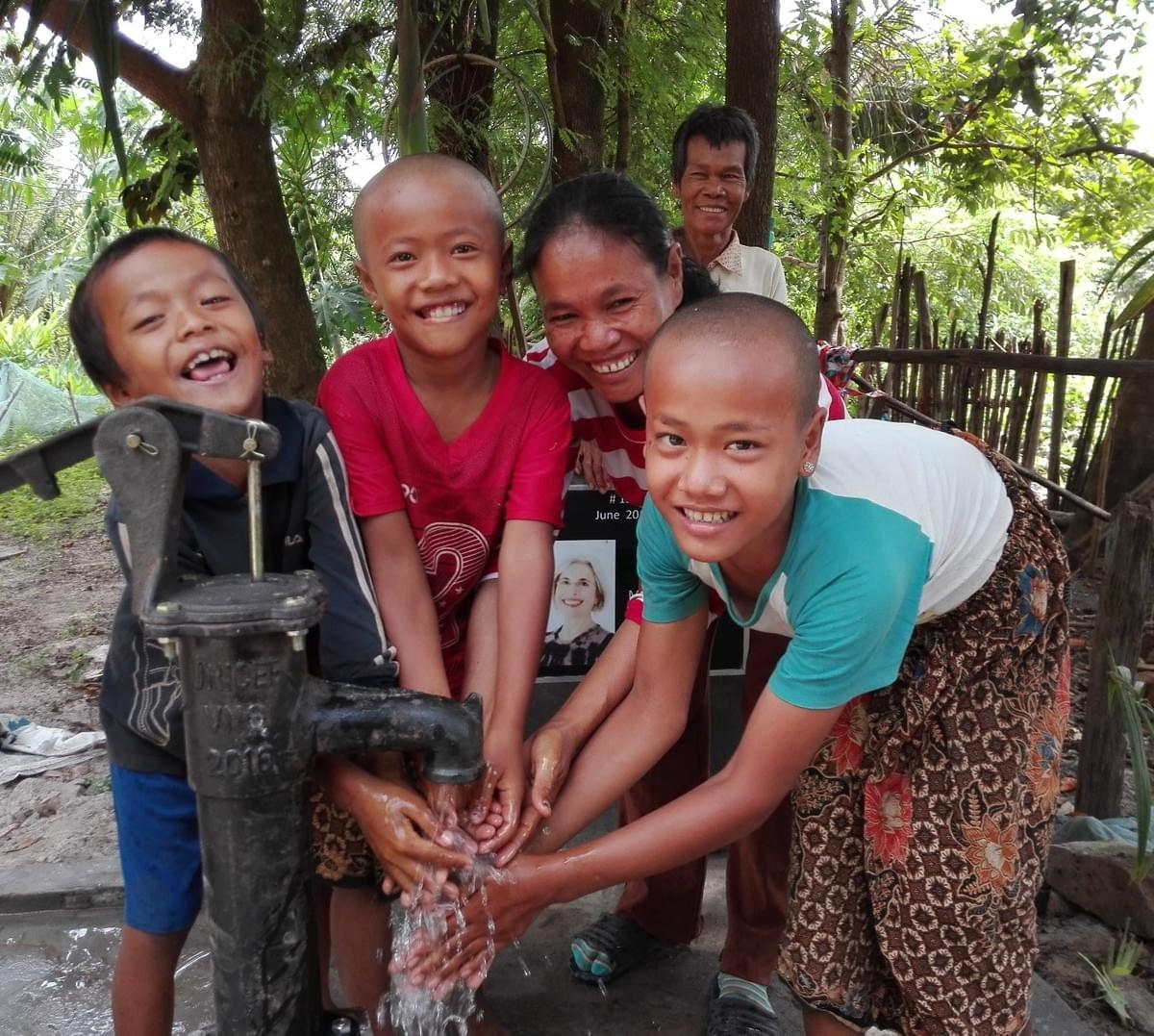 Nothing compares to the joy of seeing a Cambodian Family delighted over their first access to fresh water through a well donated by the Mark & Trina Ramsey Foundation Nothing compares to the joy of seeing a Cambodian Family delighted over their first access to fresh water through a well donated by the Mark & Trina Ramsey Foundation