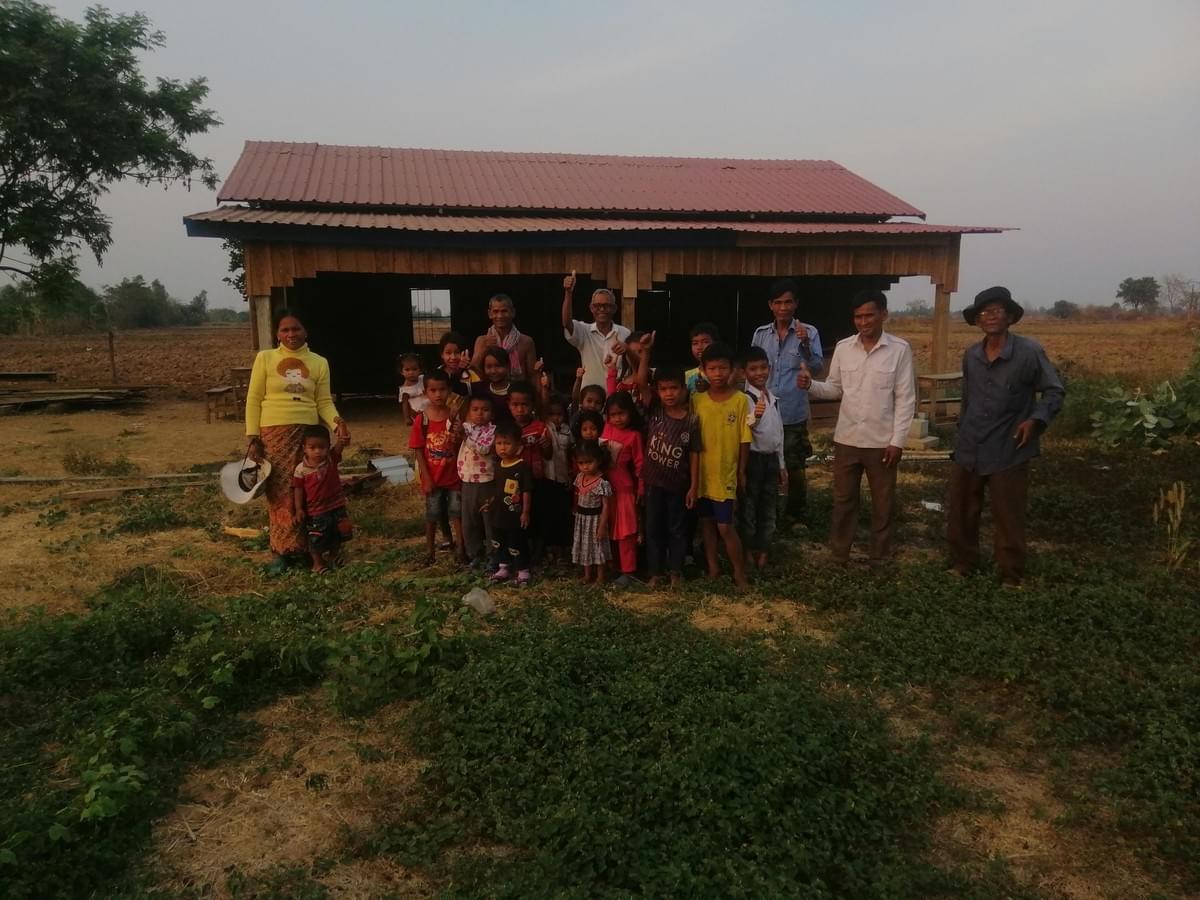 Cambodiian Villagers expressing their excitement over the news they'll be receiving a new school in 2020! Cambodiian Villagers expressing their excitement over the news they'll be receiving a new school in 2020!