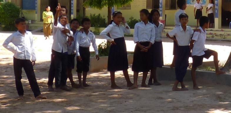 Cambodian Children in need of shoes