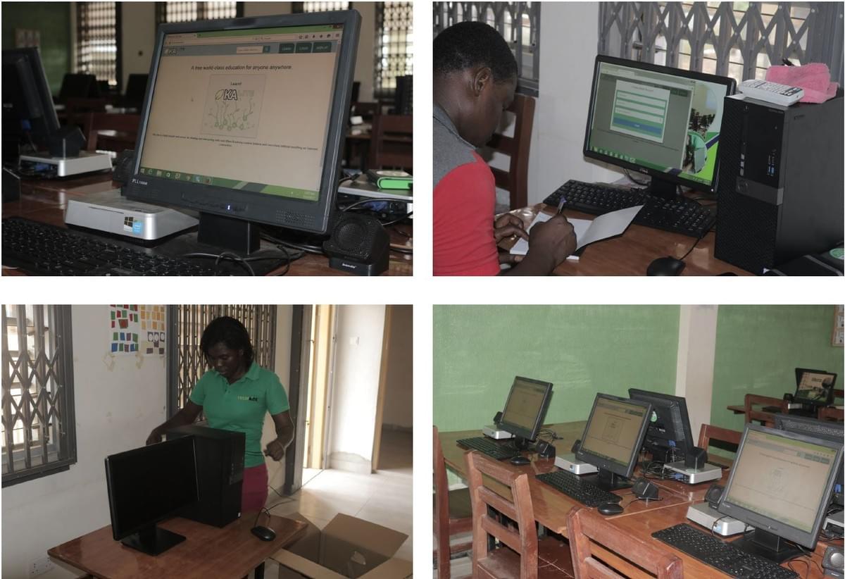 Installation of server donated by MTRF to enable students in Ghana to gain access to online educational courses Installation of server donated by MTRF to enable students in Ghana to gain access to online educational courses
